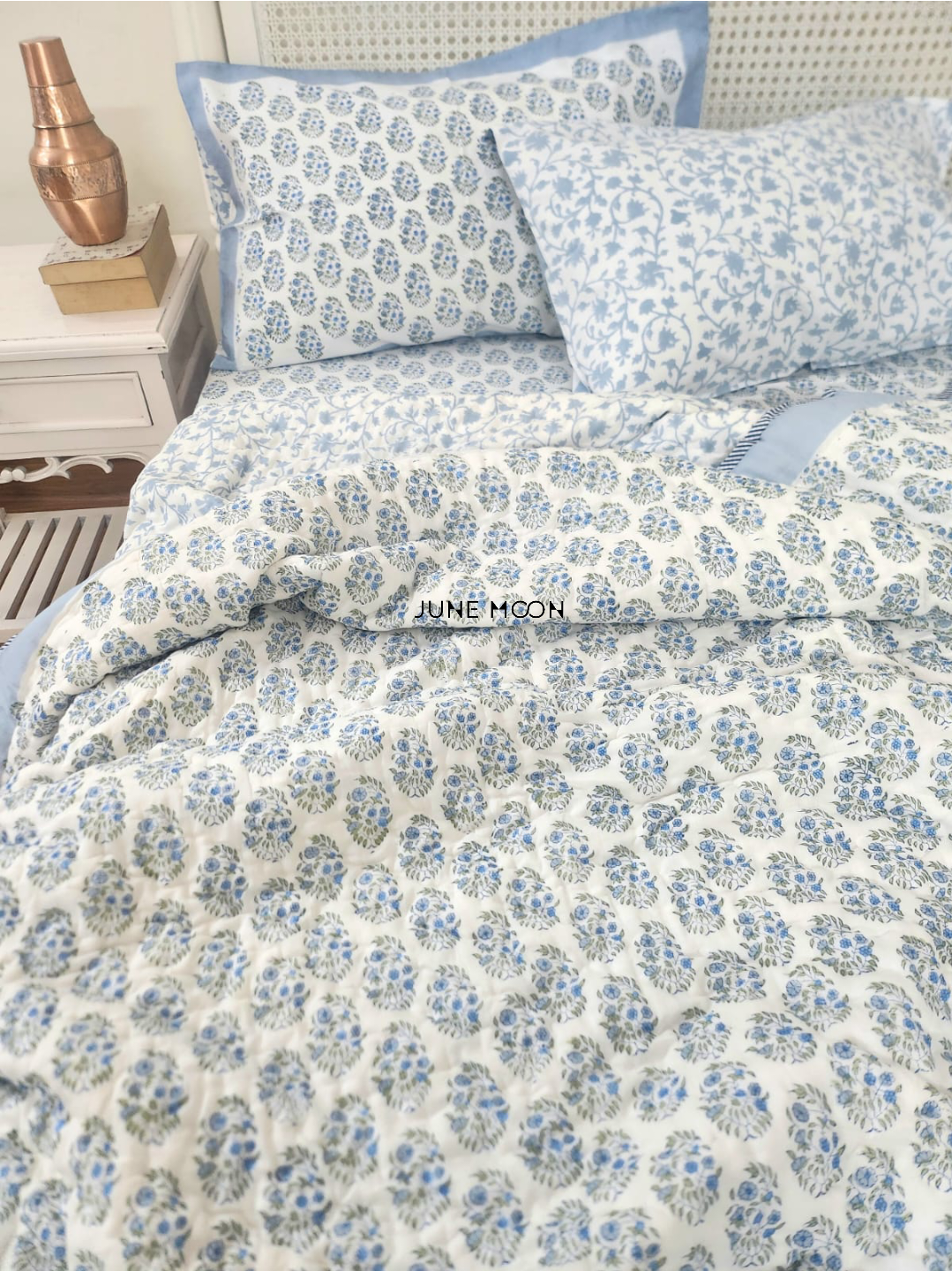 Jodhpur Diaries - Block Printed Muslin Quilt