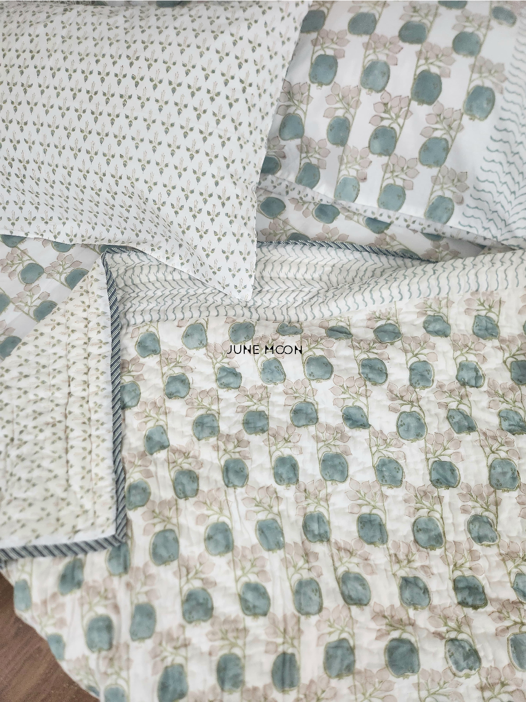 Zehnaseeb - Block Printed Muslin Quilt