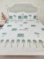 Load image into Gallery viewer, Uphaar - Block Printed Bedsheet Set (Thick Cotton)

