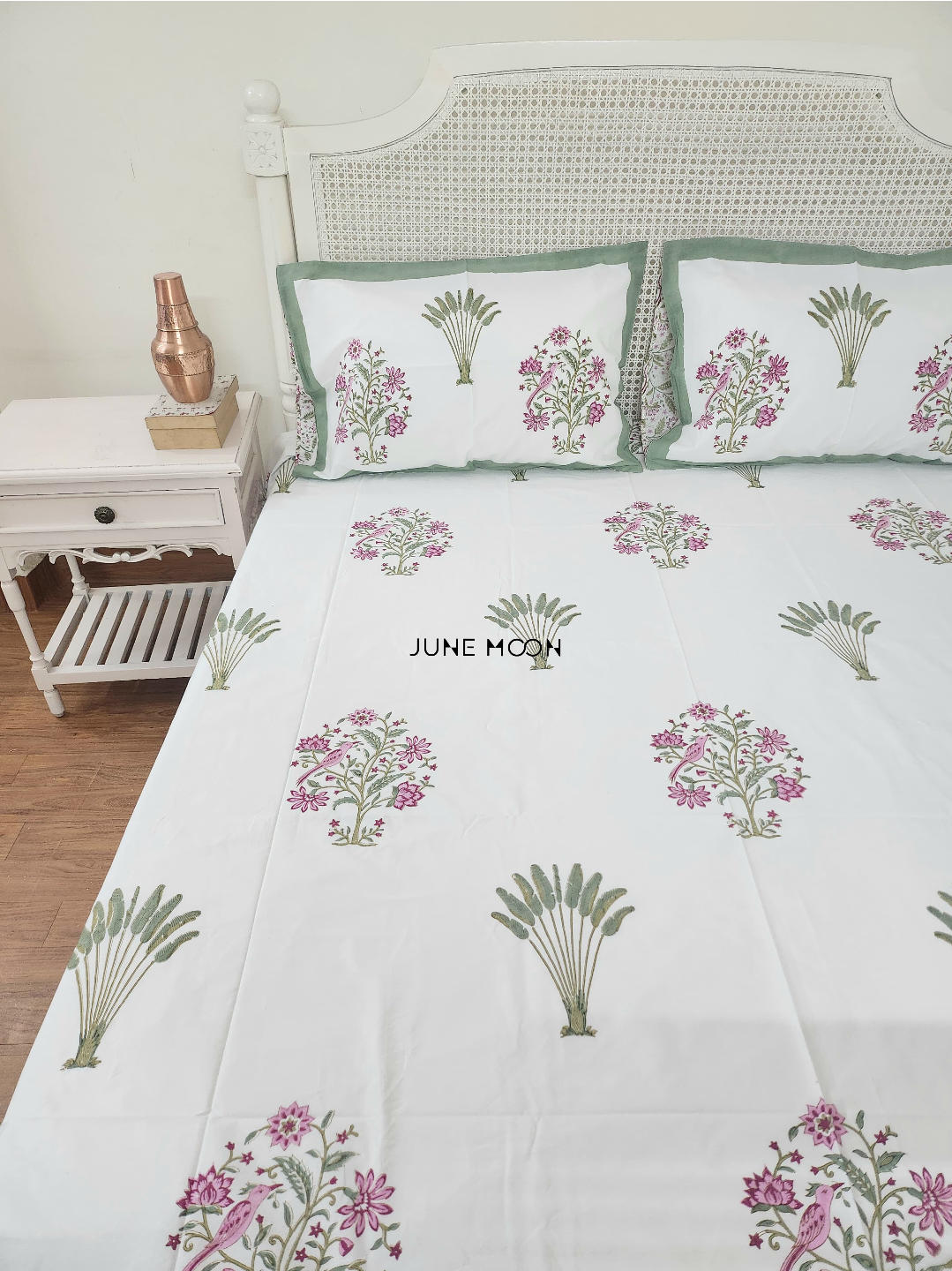 Floresta - Block Printed Bedsheet Set