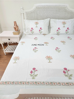 Load image into Gallery viewer, Gulnoor - Block Printed Bedsheet Set
