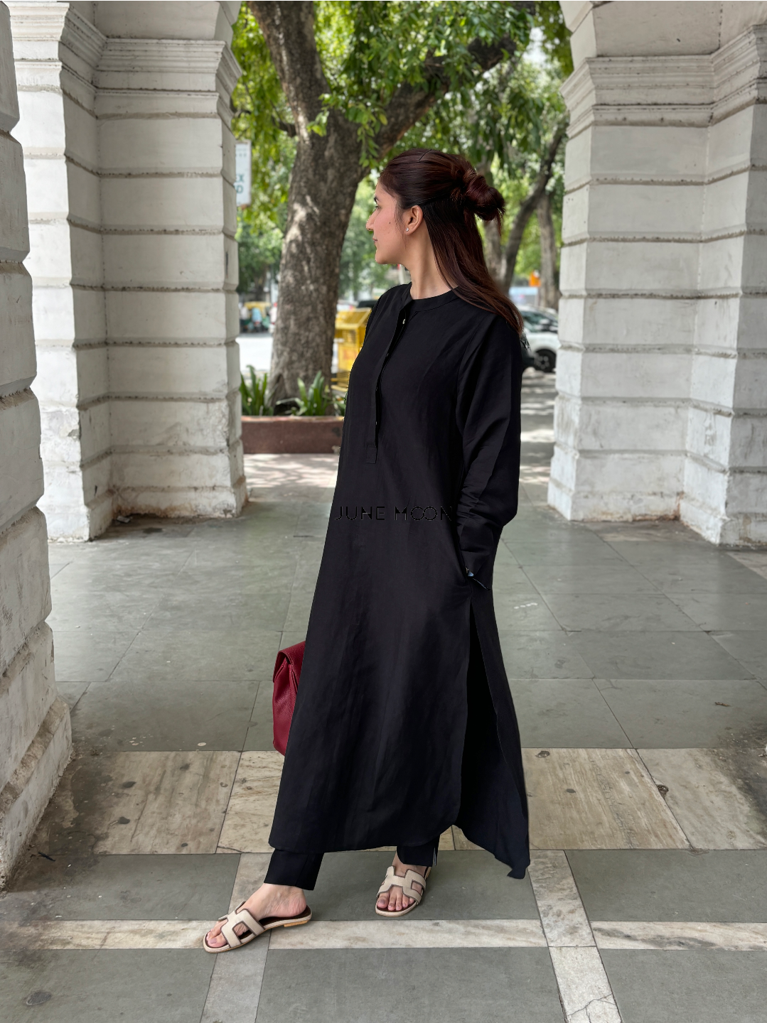 Sable - Linen Blend Kurta