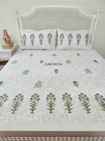 Load image into Gallery viewer, Uphaar - Block Printed Bedsheet Set (Thick Cotton)
