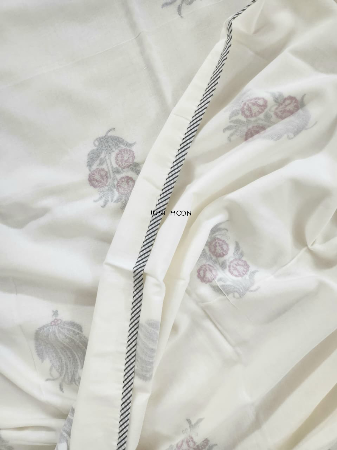 Bela - Block Printed Muslin Dohar