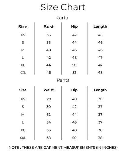 Suhaani - Embroidered Set Of Kurta &amp; Pants