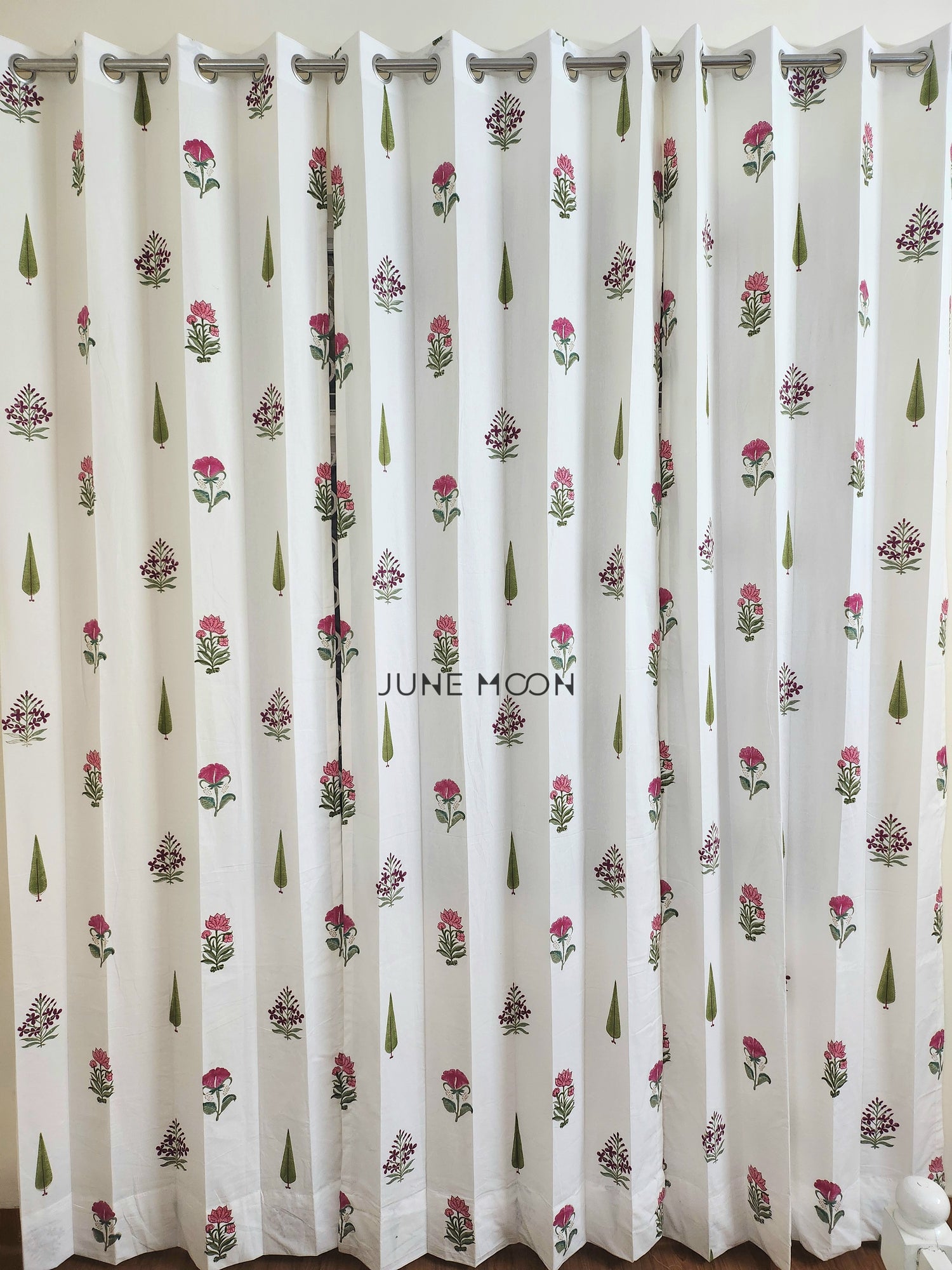 French Garden - Block Printed Curtains