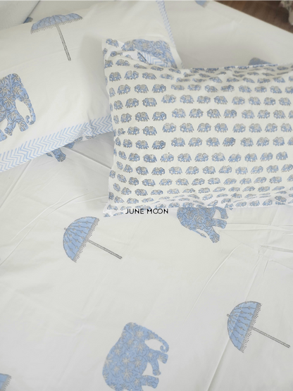 Soft Sanctuary - Block Printed Bedsheet Set