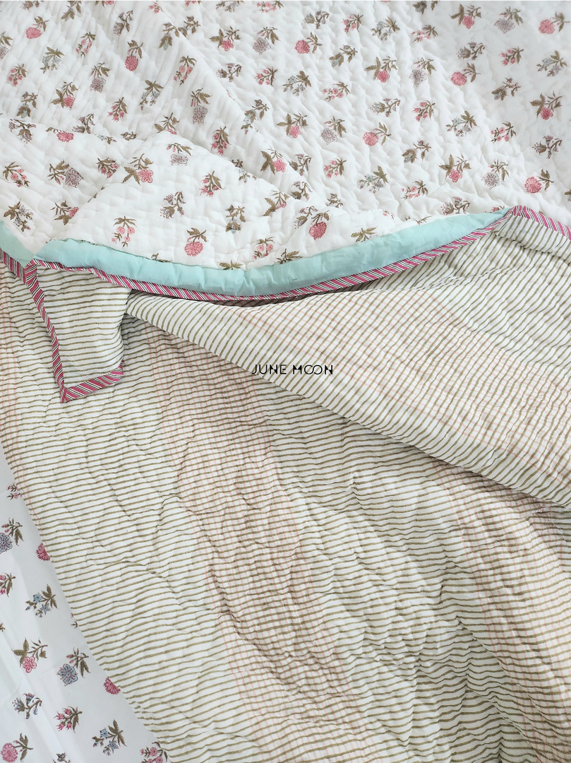 Barfi - Set of Quilt & Bedsheet