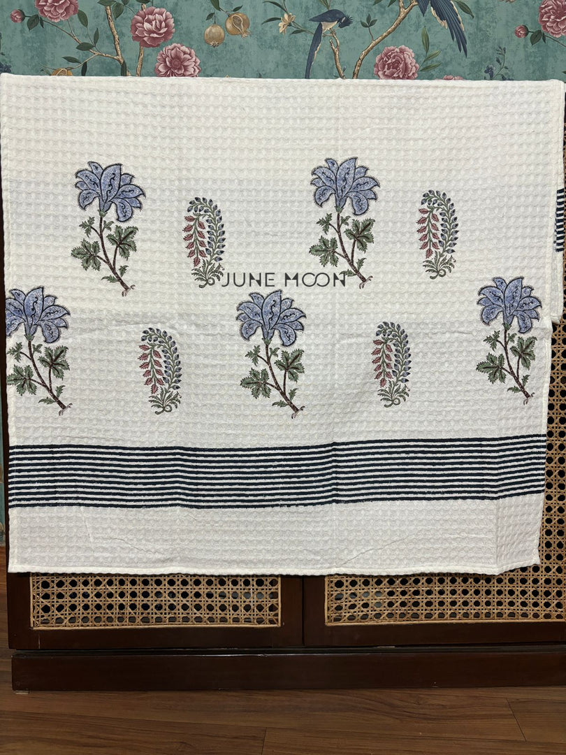 Firdaus - Block Printed Bath Towel