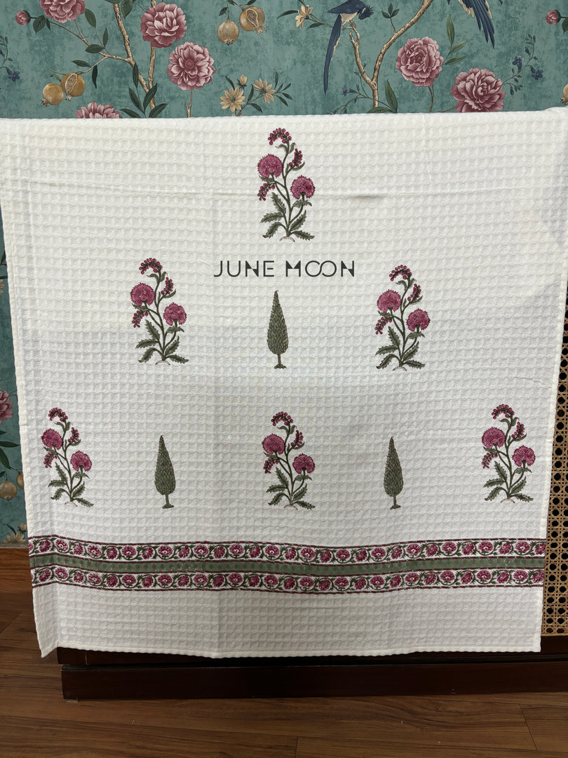 Firdaus - Block Printed Bath Towel