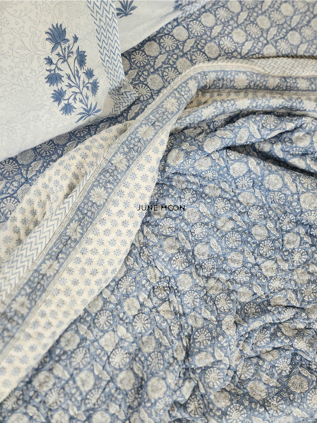 Nyla - Block Printed Muslin Quilt