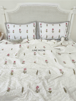 Load image into Gallery viewer, For Your Eyes - Block Printed Muslin Quilt
