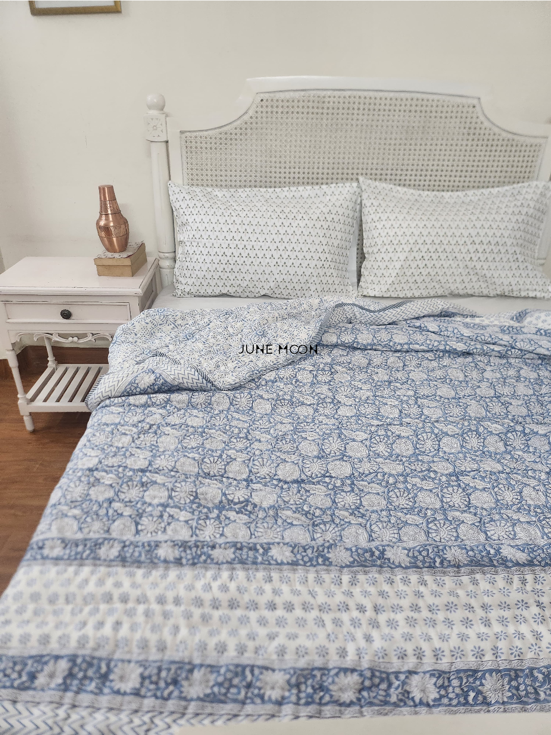 Chaandni - Block Printed Muslin Quilt