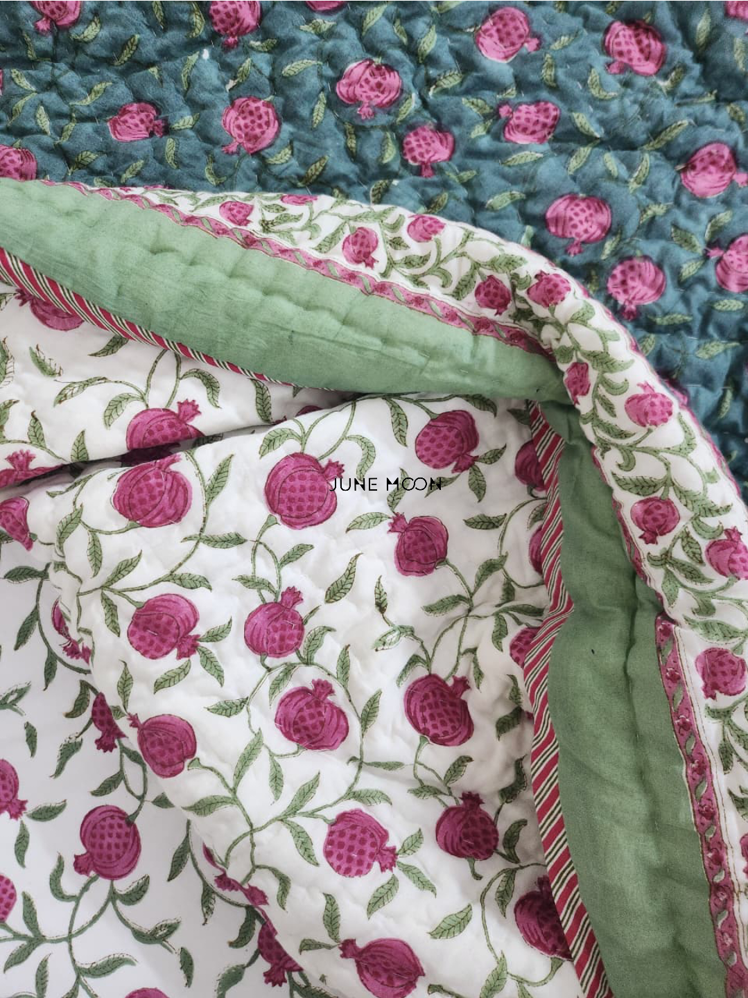 Kudrat - Block Printed Muslin Quilt