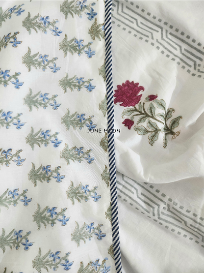French Garden - Set of 2 Single Dohars
