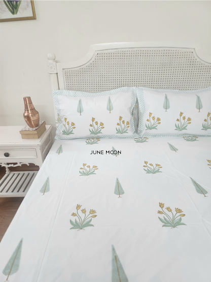 Sunny Nook - Block Printed Bedsheet Set