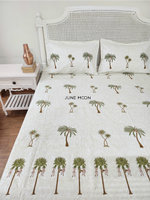 Load image into Gallery viewer, Uphaar - Block Printed Bedsheet Set (Thick Cotton)
