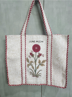 Load image into Gallery viewer, Roza - Block Printed Tote Bag
