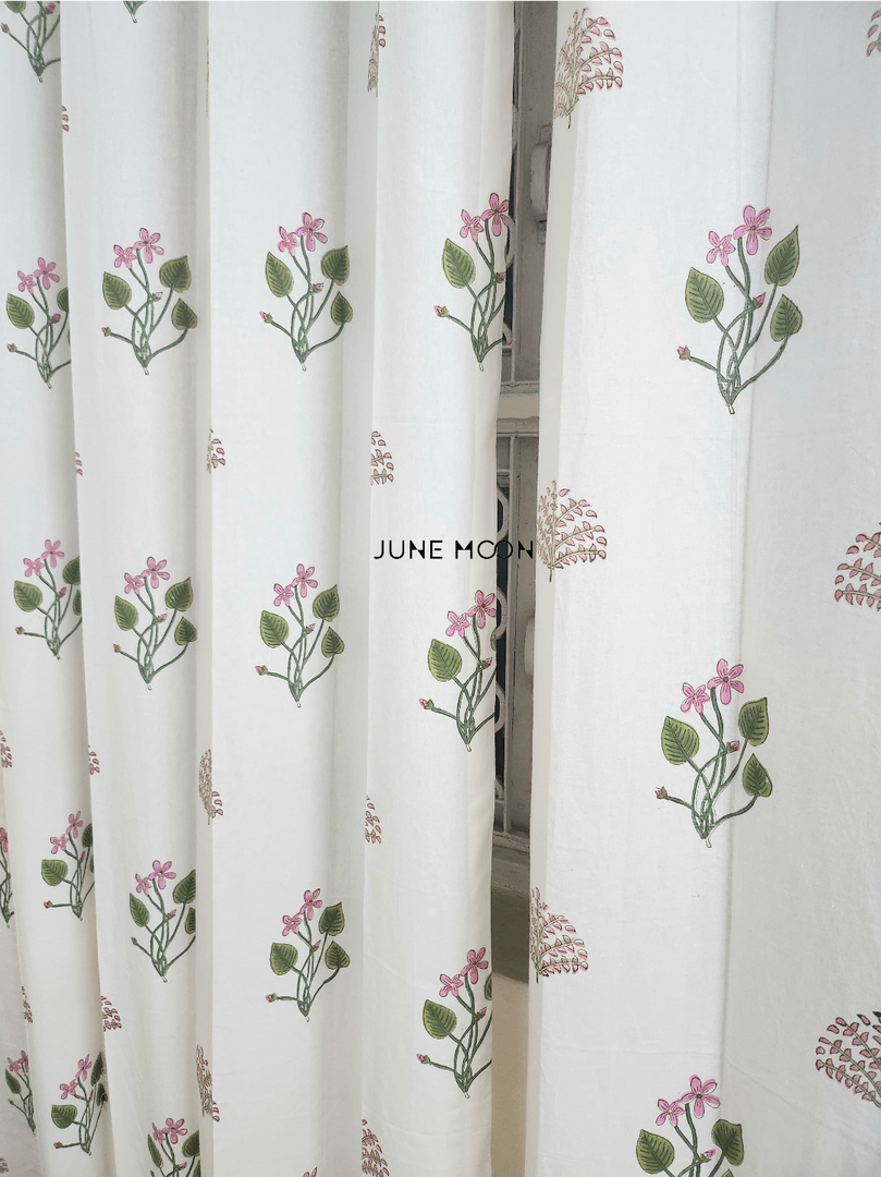 Mrs. Grace - Block Printed Curtains