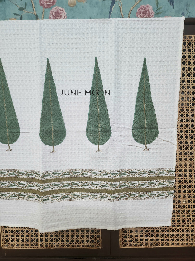Firdaus - Block Printed Bath Towel