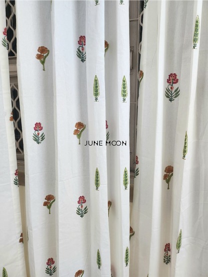 Shades of Grace - Block Printed Curtains
