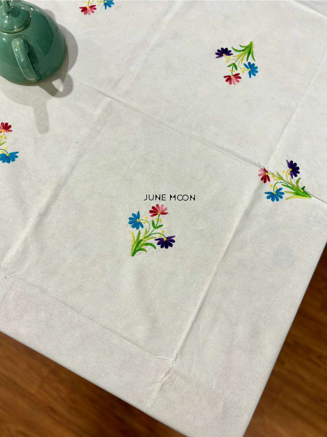 Jashan - Hand Embroidered 6 Seater Table Cover