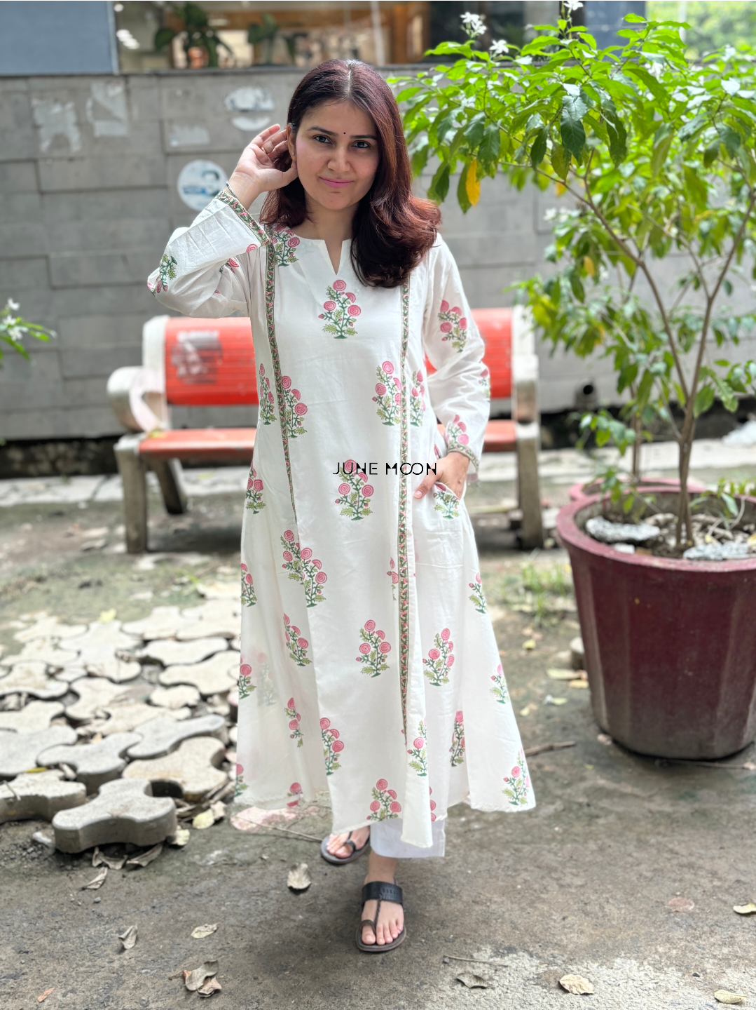 Mihika - Block Printed Cotton Kurta