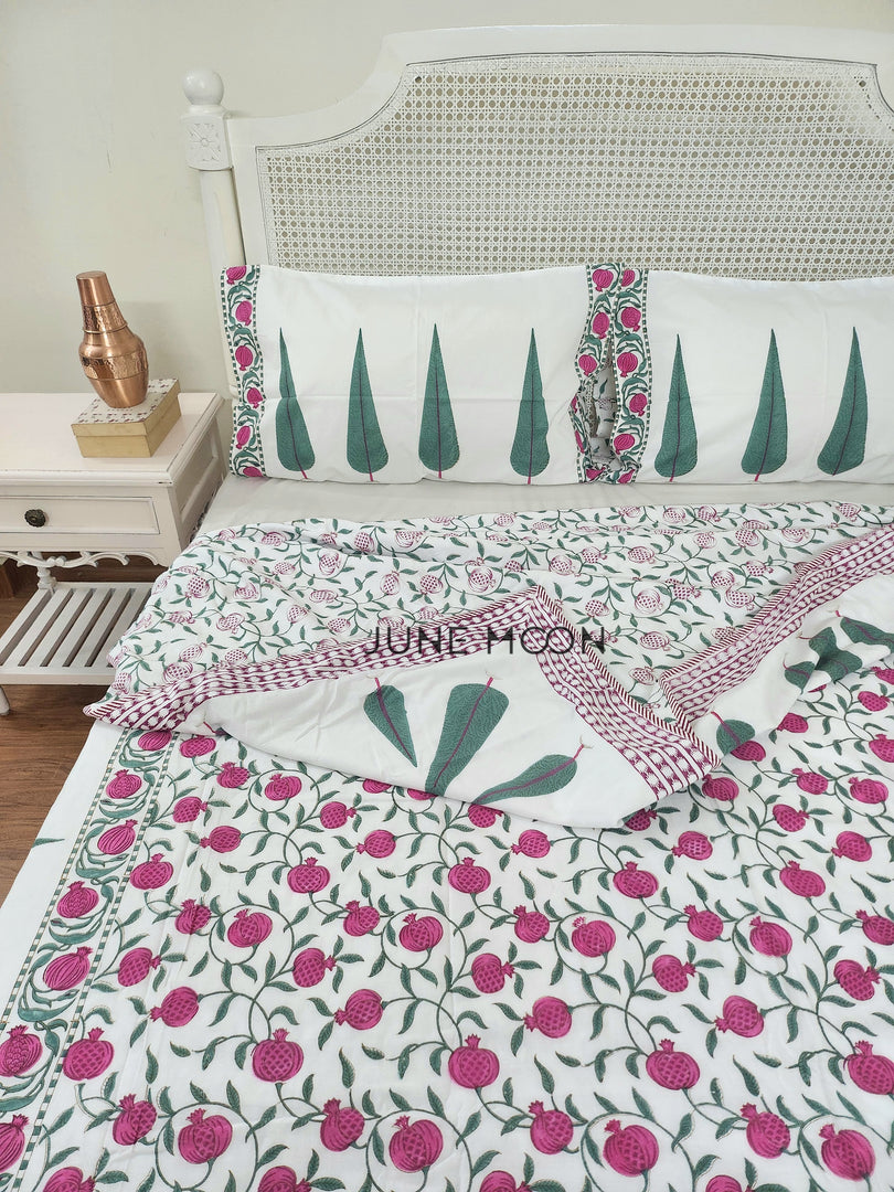 Kudrat - Block Printed Muslin Dohar