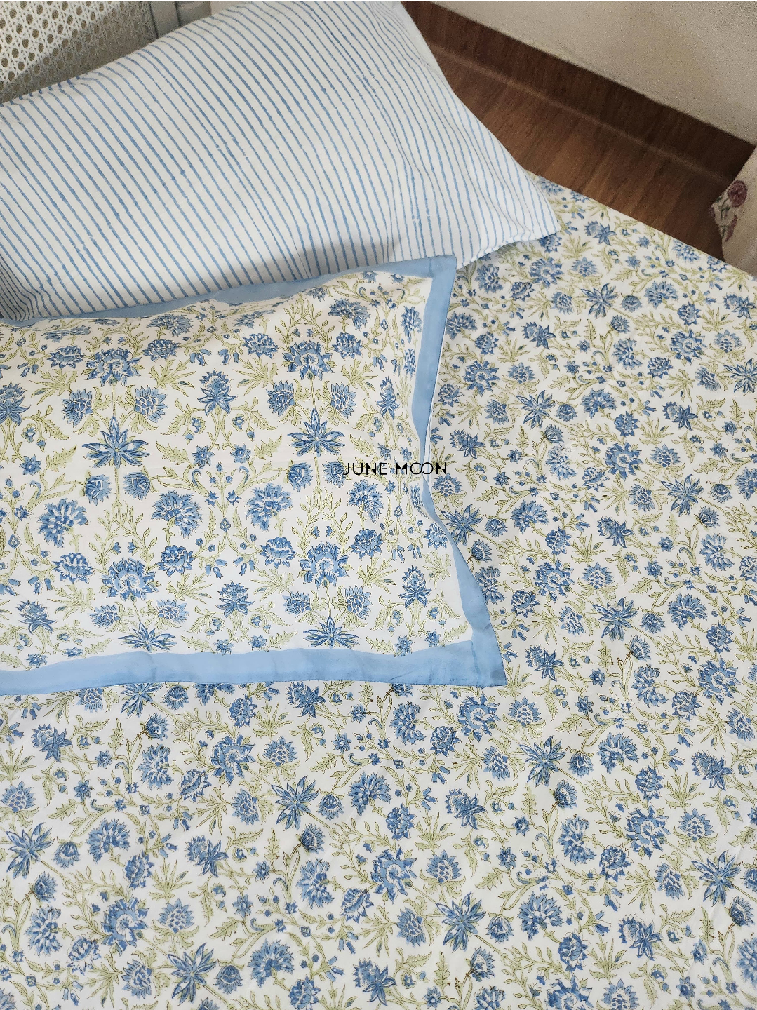 Delilah - Block Printed Bedsheet Set