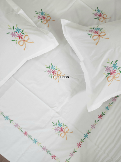 Eliza - Embroidered Bedsheet Set