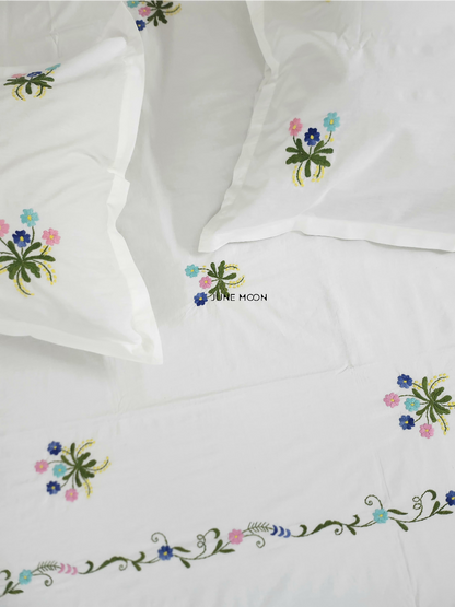 Margaret - Embroidered Bedsheet Set