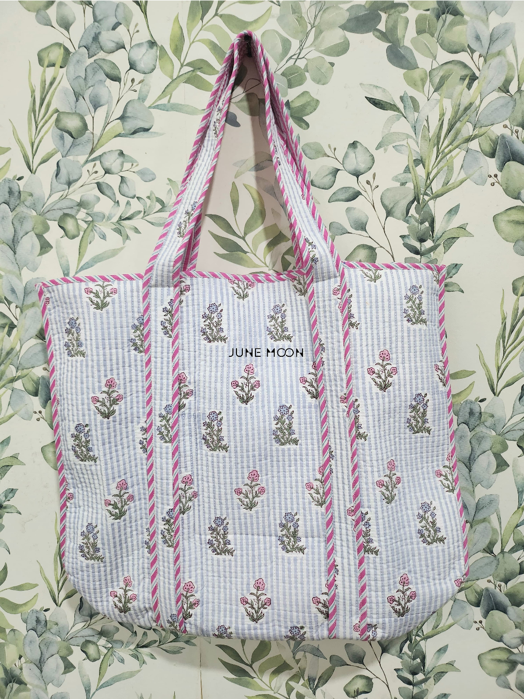 Roza - Block Printed Tote Bag