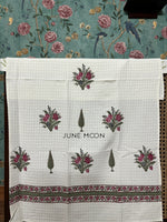 Load image into Gallery viewer, Firdaus - Block Printed Bath Towel
