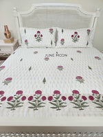 Load image into Gallery viewer, Zehnaseeb - Block Printed Bedsheet Set
