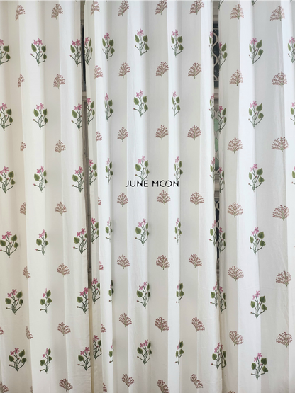 Mrs. Grace - Block Printed Curtains