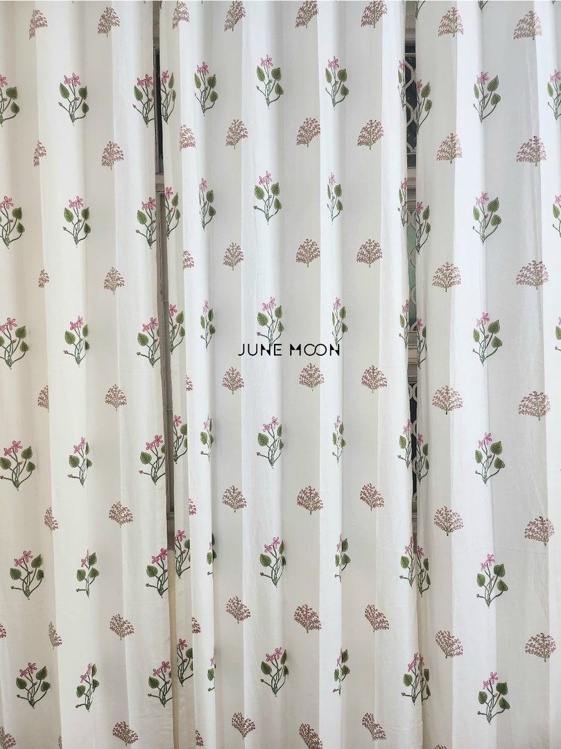 Mrs. Grace - Block Printed Curtains