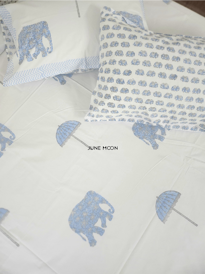 Soft Sanctuary - Block Printed Bedsheet Set