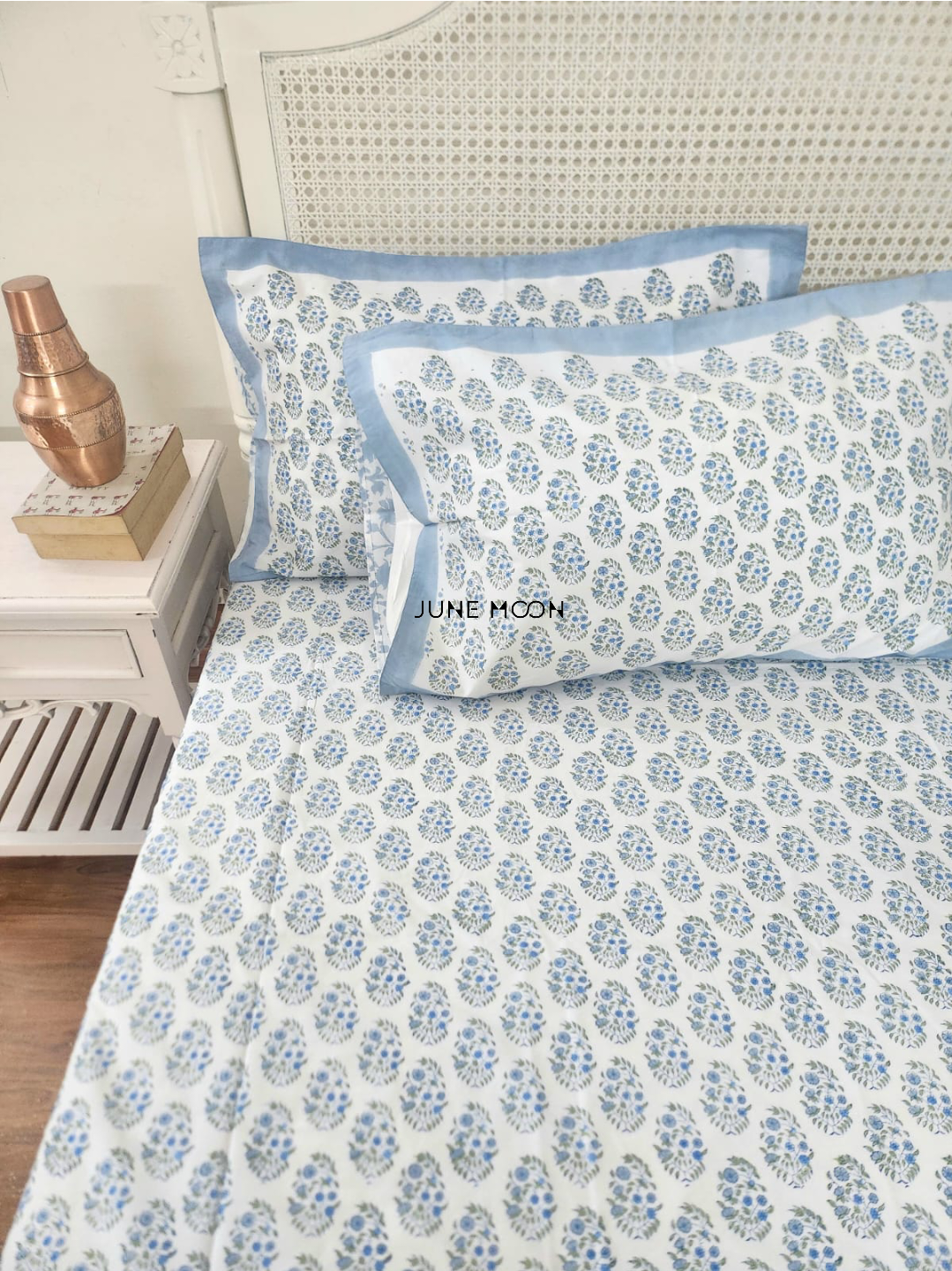 Jodhpur Diaries - Block Printed Bedsheet Set