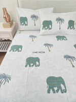 Load image into Gallery viewer, Regal Reign - Block Printed Bedsheet Set