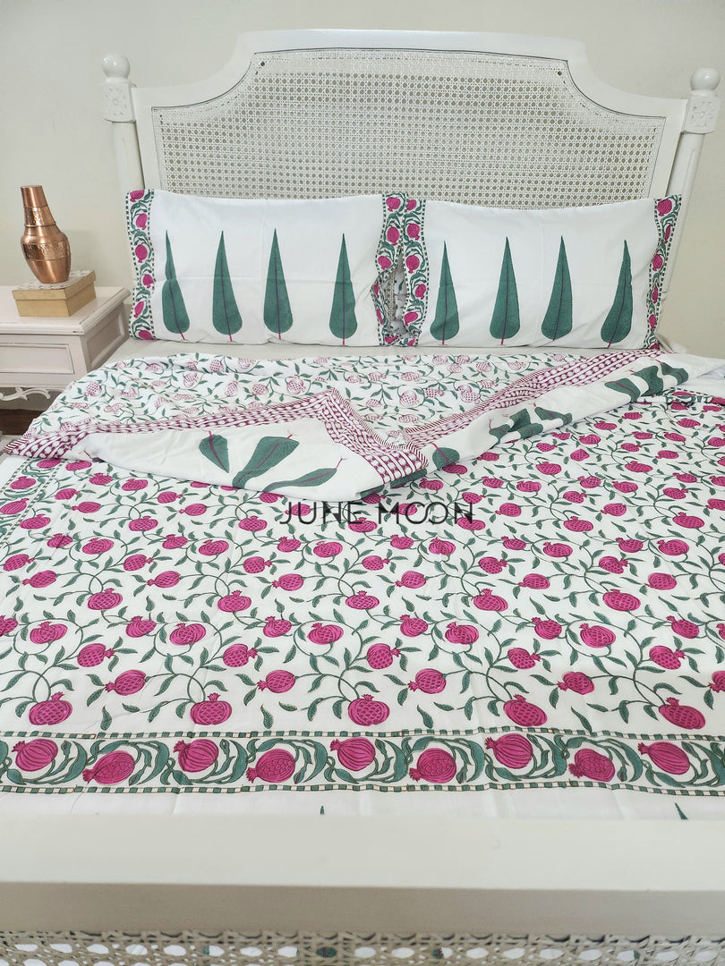 Kudrat - Block Printed Muslin Dohar