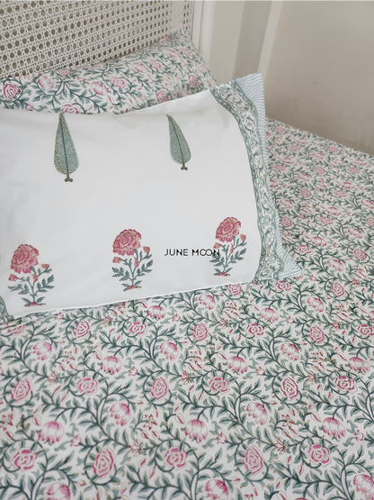 Bahaar - Block Printed Bedsheet Set