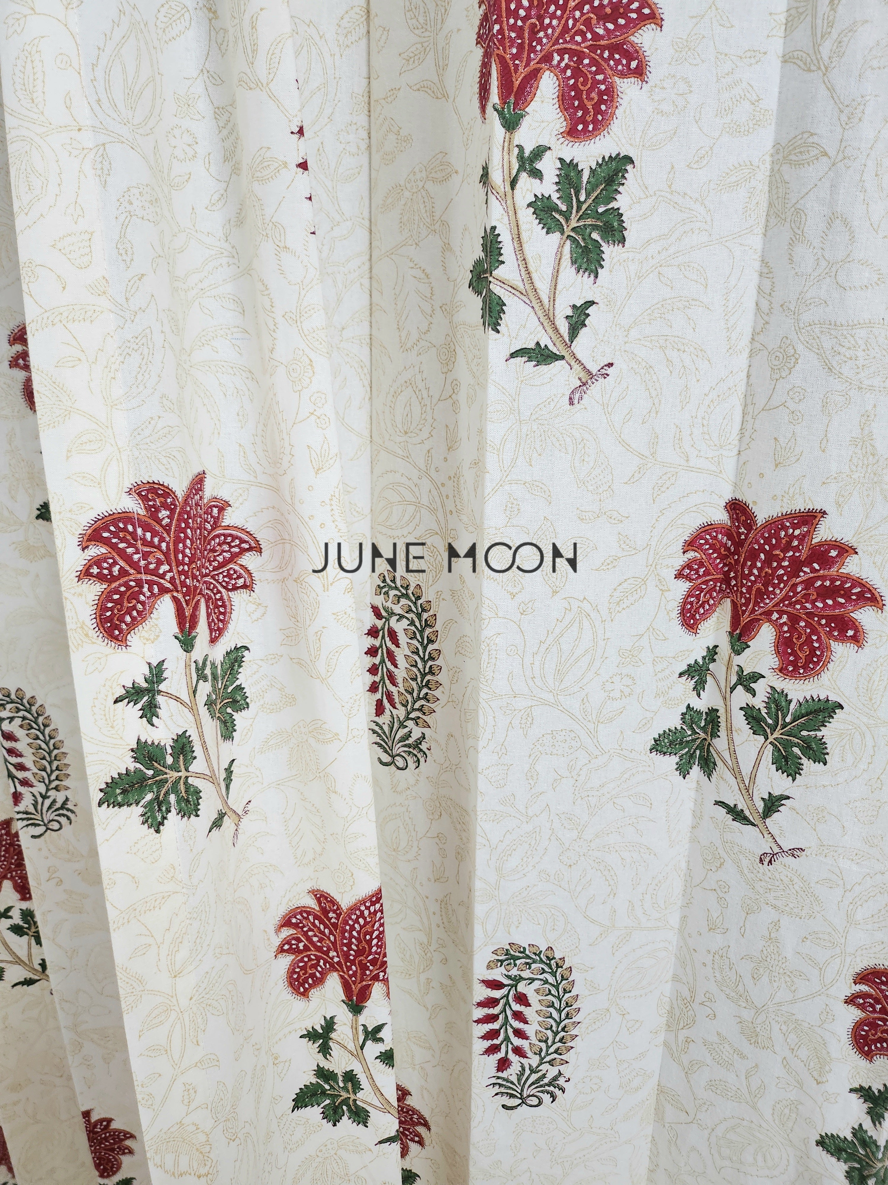 Veda - Block Printed Curtains