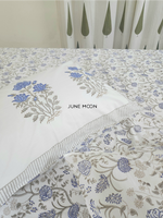 Load image into Gallery viewer, Willow Bank - Block Printed Bedsheet Set
