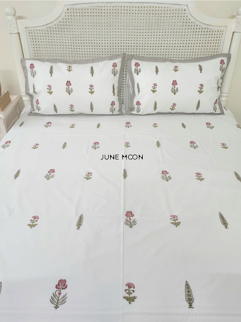 For Your Eyes - Block Printed Bedsheet Set