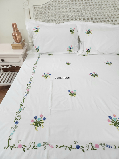 Margaret - Embroidered Bedsheet Set