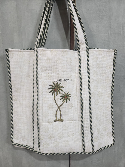 Roza - Block Printed Tote Bag