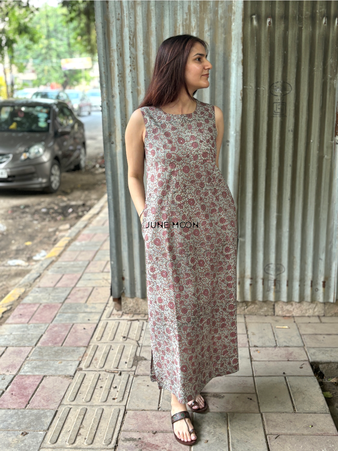 Kismet - Block Printed Cotton Dress