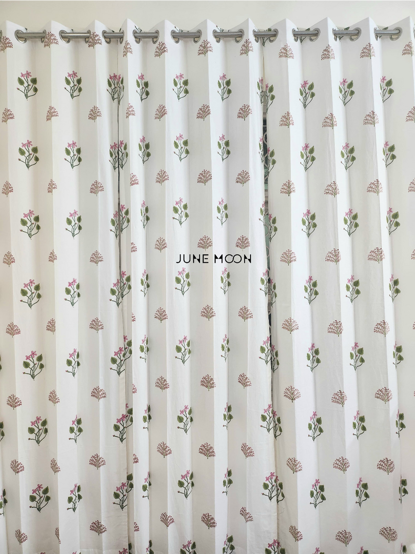 Mrs. Grace - Block Printed Curtains