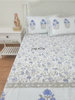 Load image into Gallery viewer, Willow Bank - Block Printed Bedsheet Set
