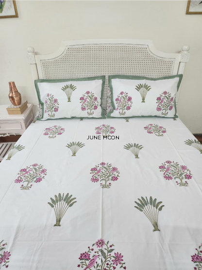 Floresta - Block Printed Bedsheet Set